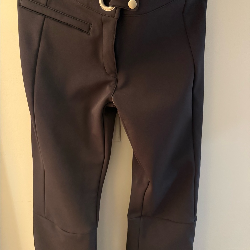 Stylish Black Pants with Silver Accents